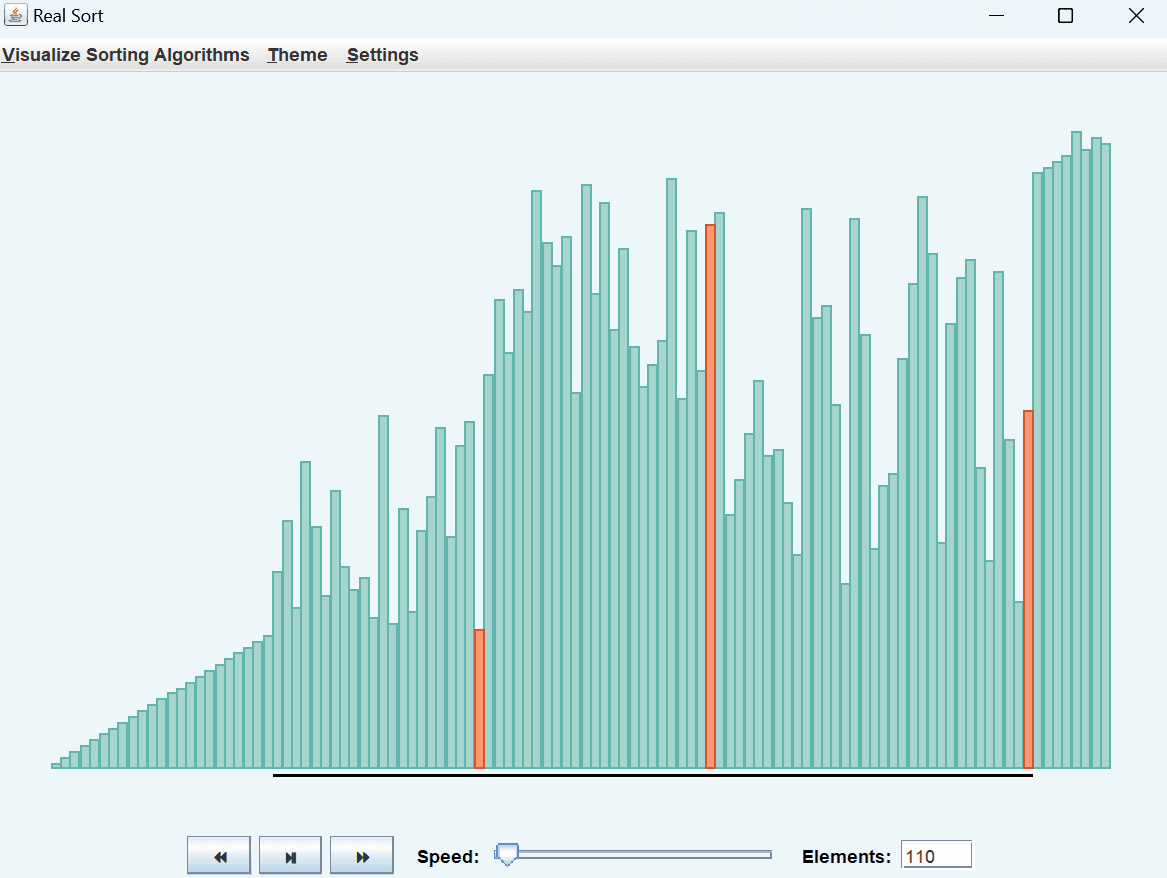 Real Sort project screenshot